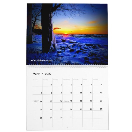 Calendrier du lac Ontario (Mar 2027)