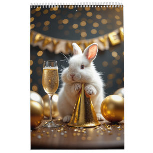 Calendrier du lapin mignon