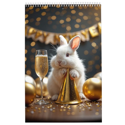 Calendrier du lapin mignon (Protection)