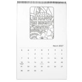 Calendrier du livre de coloriage inspirationnel (Mar 2027)
