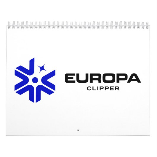 Calendrier du logo de la NASA Europa Clipper (Protection)