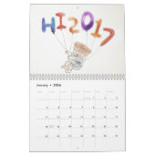 calendrier du l'Ours-dans-casquette 2017 (Jan 2026)