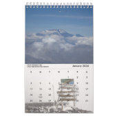 Calendrier du Mont Kilimandjaro et du Mont Meru (Jan 2026)