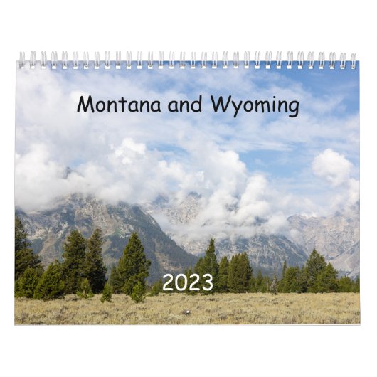 Calendrier du Montana et du Wyoming (Protection)