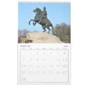 Calendrier du mur de 12 mois à Saint-Pétersbourg (Feb 2027)
