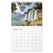 Calendrier du mur de collecte des cascades (Feb 2027)
