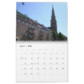 Calendrier du mur de Copenhague, Denkmark (Mar 2026)