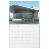 Calendrier du mur de Copenhague, Denkmark (Jan 2026)