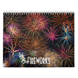 Calendrier du mur de Fireworks