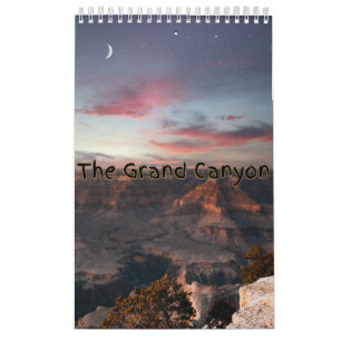 Calendrier du mur de la collection Grand Canyon