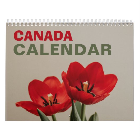 Calendrier du Mur de la nature du Canada 2026 Fête (Protection)