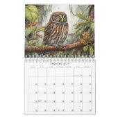 Calendrier du mur de l'art des Chouettes (Jan 2027)