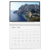 Calendrier du mur de l'île de Capri - Faraglioni (Feb 2027)