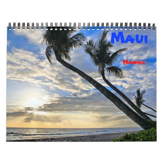 Calendrier du mur de Maui Hawaii (Protection)