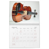 Calendrier du mur de photos de violon (Feb 2027)