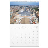 Calendrier du mur de Rome de 12 mois (Jan 2027)
