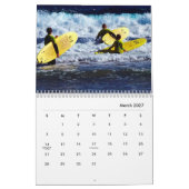 Calendrier du mur de surf (Mar 2027)