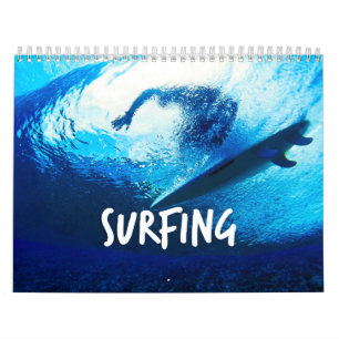 Calendrier du mur de surf