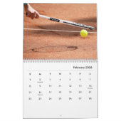 Calendrier du mur de tennis (Feb 2026)