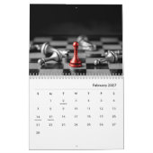 Calendrier du mur d'échecs (Feb 2027)