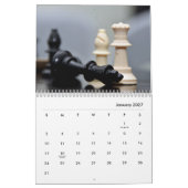 Calendrier du mur d'échecs (Jan 2027)