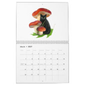Calendrier du mur des chats noirs (Mar 2027)