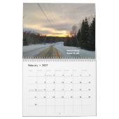 Calendrier du mur des couchers de soleil fabuleux (Feb 2027)