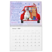 Calendrier du mur du petit camion rouge (Jan 2027)