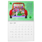 Calendrier du mur du petit camion rouge (Mar 2027)