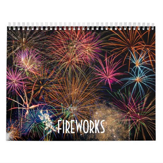 Calendrier du mur Fireworks (Protection)