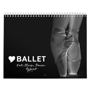 Calendrier du mur photo de ballet 2022 d'amour