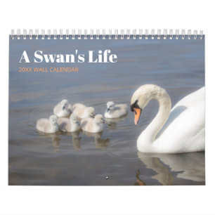 Calendrier du mur photo de la famille Swan