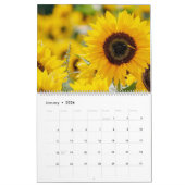 Calendrier du mur photo de tournesol 2025 (Jan 2026)