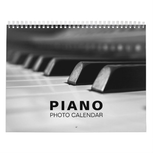 Calendrier du mur photo Piano (Protection)