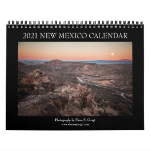 Calendrier du Nouveau-Mexique 2021