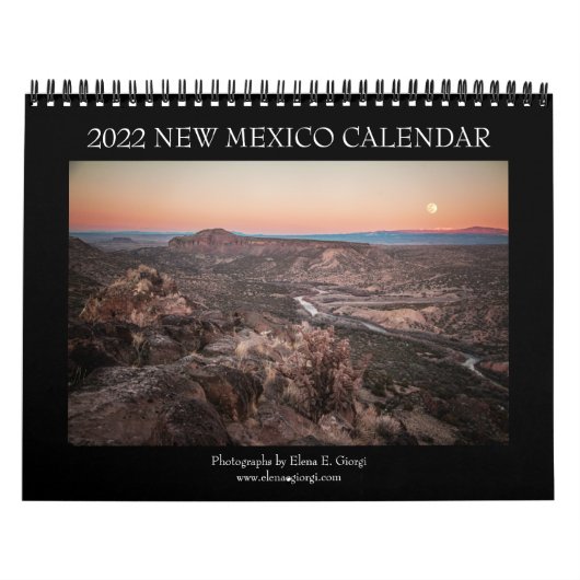 Calendrier du Nouveau-Mexique 2022 (Protection)