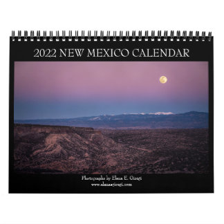 Calendrier du Nouveau-Mexique 2022