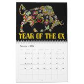 Calendrier du Nouvel An Chinois 2024 - Zodiac Anim (Feb 2026)