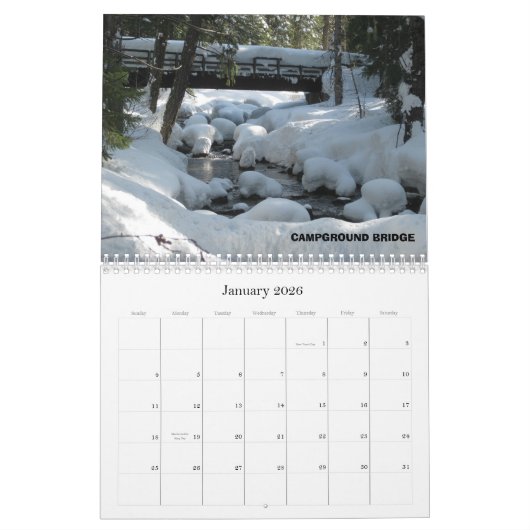 CALENDRIER DU PARC D'ÉTAT D'EUREKA DE PLUMAS 2010 (Jan 2026)