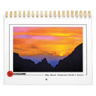 Calendrier du parc national Big Bend
