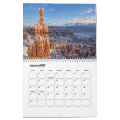 Calendrier du Parc National de Bryce Canyon (Feb 2027)