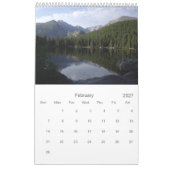 Calendrier du parc national des Rocheuses (Feb 2027)