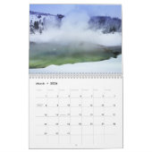 Calendrier du parc national Yellowstone (Mar 2026)