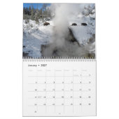Calendrier du parc national Yellowstone (Jan 2027)