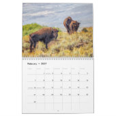 Calendrier du parc national Yellowstone (Feb 2027)
