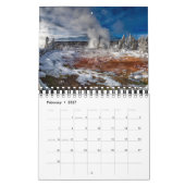 Calendrier du parc Yellowstone de petite taille (Feb 2027)