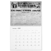 Calendrier du Parti socialiste du Canada (Jan 2027)