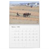 Calendrier du pays Amish 2025 (Feb 2026)