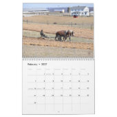 Calendrier du pays Amish 2025 (Feb 2027)