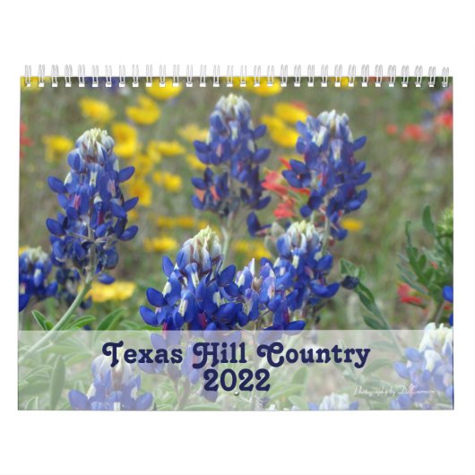 Calendrier du pays de Texas Hill (Protection)